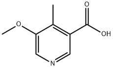 5-メトキシ-4-メチルニコチン酸 化学構造式