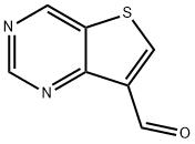 噻吩并[3,2-D]嘧啶-7-甲醛 结构式