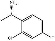 (1S)-1-(2-CHLORO-4-FLUOROPHENYL)ETHANAMINE Structure