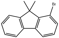 1-溴-9,9-二甲基-9H-芴 结构式