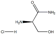 D-セリナミド塩酸塩 化学構造式