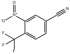 3-硝基-4-三氟甲基苯腈, 1227489-72-6, 结构式