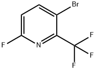 3-溴-6-氟-2-三氟甲基吡啶, 1227502-92-2, 结构式