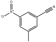 3-メチル-5-ニトロベンゾニトリル 化学構造式