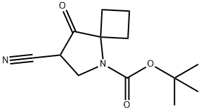 7-氰基-8-氧代-5-氮杂螺[3.4]辛烷-5-羧酸叔丁酯, 1245645-96-8, 结构式