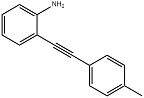 2 -(甲基苯乙炔基)苯胺 结构式