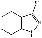 3-ブロモ-4,5,6,7-テトラヒドロ-1H-インダゾール 化学構造式