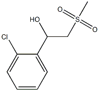 1-(2-氯苯基)-2-甲砜基乙醇, 1249591-96-5, 结构式
