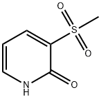 3-Methanesulfonyl-1H-pyridin-2-one Struktur