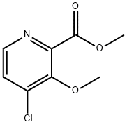 4-氯-3-甲氧基吡啶甲酸甲酯, 1255917-95-3, 结构式