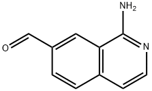 1-氨基-7-异喹啉甲醛 结构式