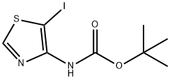 tert-Butyl (5-iodothiazol-4-yl)carbaMate Struktur