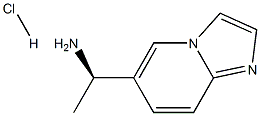 (R)-1-(H-iMidazo[1,2-a]pyridin-6-yl)ethanaMine hydrochloride Structure