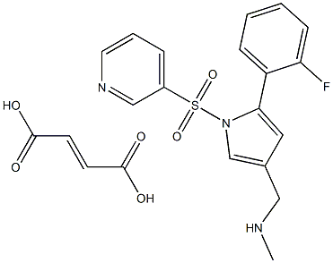富马酸沃诺拉赞, 1260141-27-2, 结构式