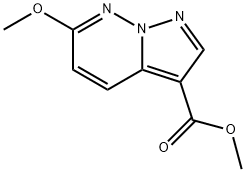 6-Methoxy-pyrazolo[1,5-b]pyridazine-3-carboxylic acid methyl ester Structure