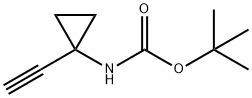 N-BOC-1-氨基环丙基乙炔, 1268810-09-8, 结构式