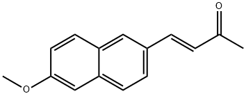 (E)-4-(6-甲氧基-2-萘基)-3-丁烯-2-酮, 127053-22-9, 结构式