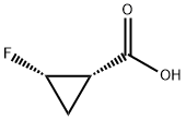 (1S,2S)-2-氟环丙甲酸, 127199-14-8, 结构式