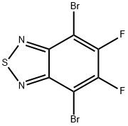 4,7-二溴-5,6-二氟-苯并噻二唑, 1295502-53-2, 结构式