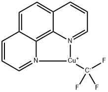 三氟甲基(1,10-二氮杂菲)铜(I), 1300746-79-5, 结构式