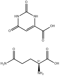 谷氨酰胺乳清酸 结构式