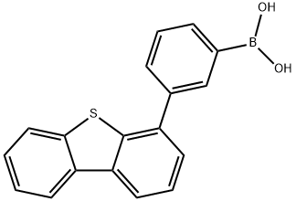 B-[3-(4-二苯并噻吩基)苯基]硼酸, 1307859-67-1, 结构式