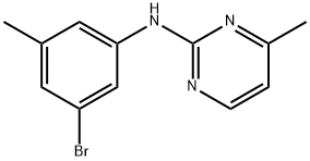N-(3-Bromo-5-methylphenyl)-4-methylpyrimidin-2-amine Structure
