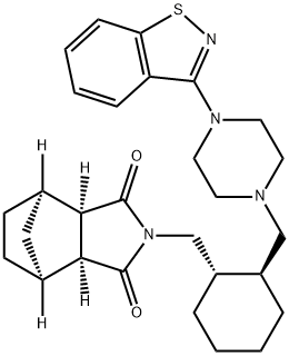 S,S-内型鲁拉西酮盐酸盐 结构式