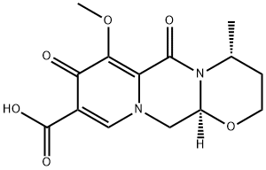 (4R,12aS)-7-Methoxy-4-Methyl-6,8-dioxo-3,4,6,8,12,12a-hexahydro-2H-[1,3]oxazino[3,2-d]pyrido[1,2-a]pyrazine-9-carboxylic acid Structure