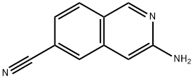 3-氨基6-氰基异喹啉 结构式