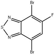 4,7-二溴-5-氟-苯并噻二唑, 1347736-74-6, 结构式