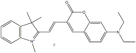 2-{2-[7-(DiethylaMino)-2-oxo-2H-1-benzopyran-3-yl]ethenyl}-1,3,3-triMethyl-3H-indoliuM iodide