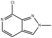 7-chloro-2-Methyl-2H-pyrazolo[3,4-c]pyridine Structure