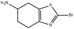 2-BroMo-4,5,6,7-tetrahydrobenzo[d]thiazol-6-aMine Structure