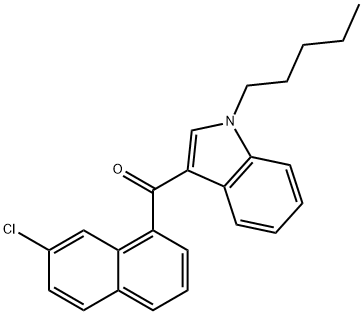 JWH 398 7-chloronaphthyl isomer Struktur