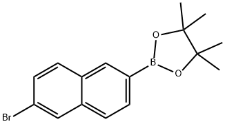 6-溴萘-2-硼酸频哪醇酯 结构式
