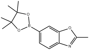 2-Methylbenzo[d]oxazol-6-ylboronic acid pinacol ester Structure