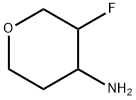 3-Fluorotetrahydro-2H-pyran-4-aMine Structure