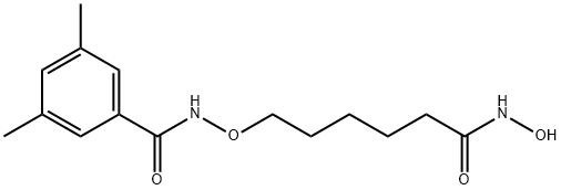 N-[[6-(羟基氨基)-6-氧代己基]氧基]-3,5-二甲基-苯甲酰胺 结构式