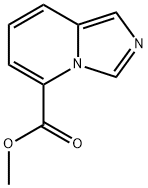 イミダゾ[1,5-A]ピリジン-5-カルボン酸メチル 化学構造式