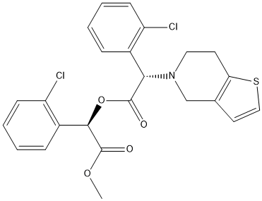 氯吡格雷杂质D, 1421283-60-4, 结构式