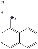 4-氨基异喹啉盐酸盐 结构式