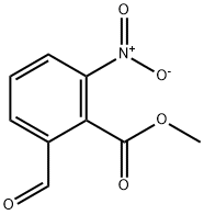 BENZOIC ACID, 2-FORMYL-6-NITRO-, METHYL ESTER 结构式