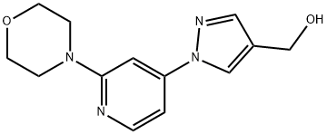 (1-(2-Morpholinopyridin-4-yl)-1H-pyrazol-4-yl)Methanol Structure