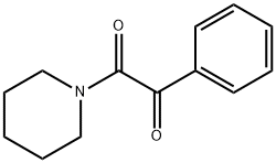 1-苯基-2-(1-哌啶)-1,2-乙二酮 结构式