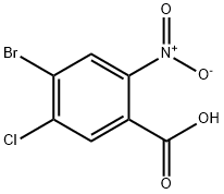 4-溴-5-氯-2-硝基苯甲酸, 1437795-19-1, 结构式