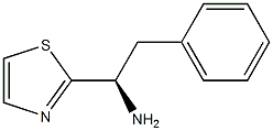 2-噻唑甲胺,Α-(苯基甲基)-(R)-(9CI), 144774-97-0, 结构式