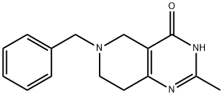 6-苄基-2-甲基-5,6,7,8-四氢吡啶并[4,3-D]嘧啶-4(3H)-酮, 1448-40-4, 结构式