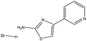 4-(3-PYRIDINYL)-2-THIAZOLAMINE HYDROBROMIDE (1:1) 结构式