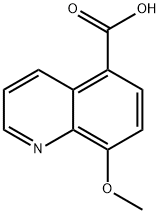 8-Methoxyquinoline-4-carboxylic acid Structure